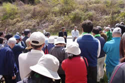 正前左側が中里前市長